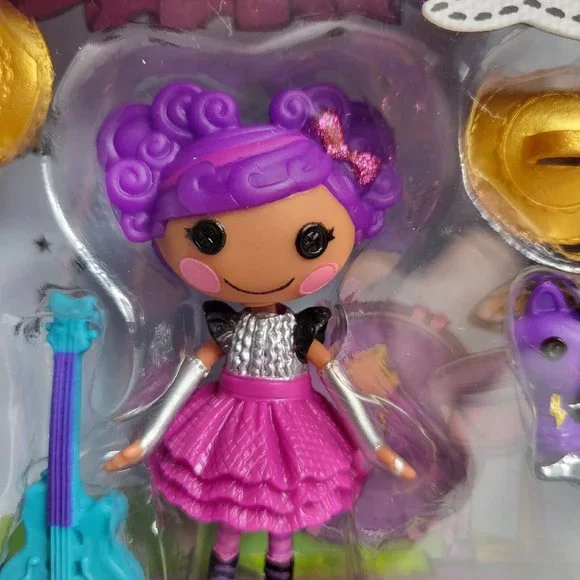 Mini Lalaloopsy Figure Doll Storm E. Sky 3" Accessories Rocking Rebel Cat New - Picture 3 of 15